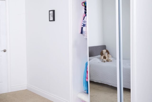 Sliding Bypass Door With Mirror Insert Narrow Stile Renin