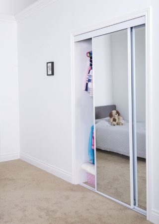 Sliding Bypass Door With Mirror Insert Narrow Stile Renin