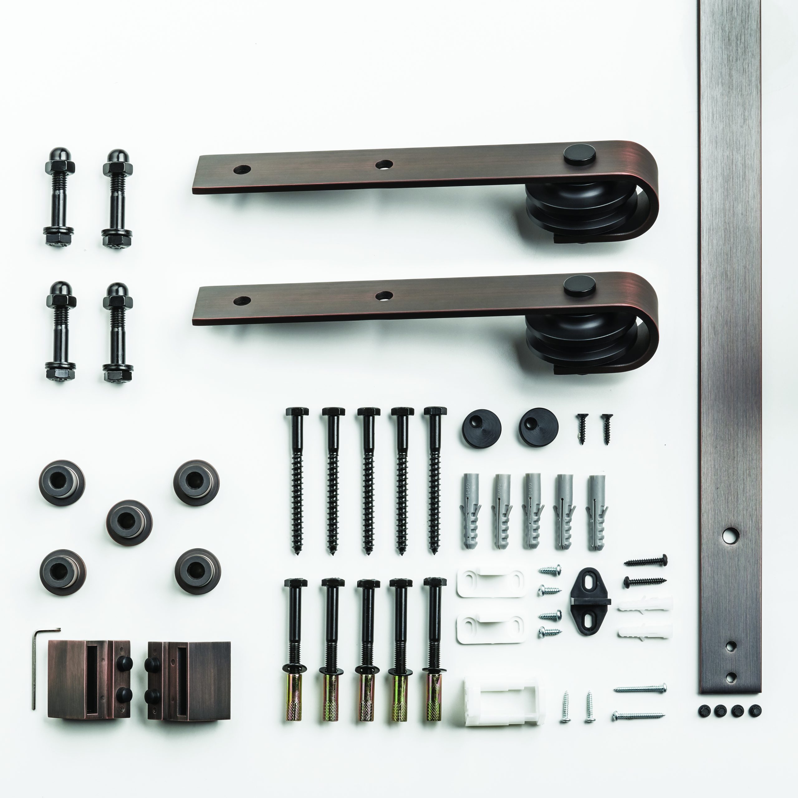 Spectrum Bent Strap Barn Door Hardware Kit Renin Barn Door Hardware Kits