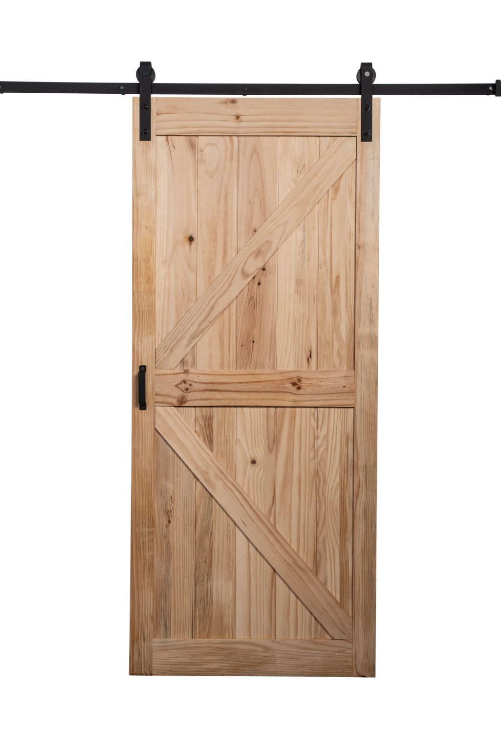 Sierra KDesign Pine Complete Barn Door Kit Renin Heritage Solid Core