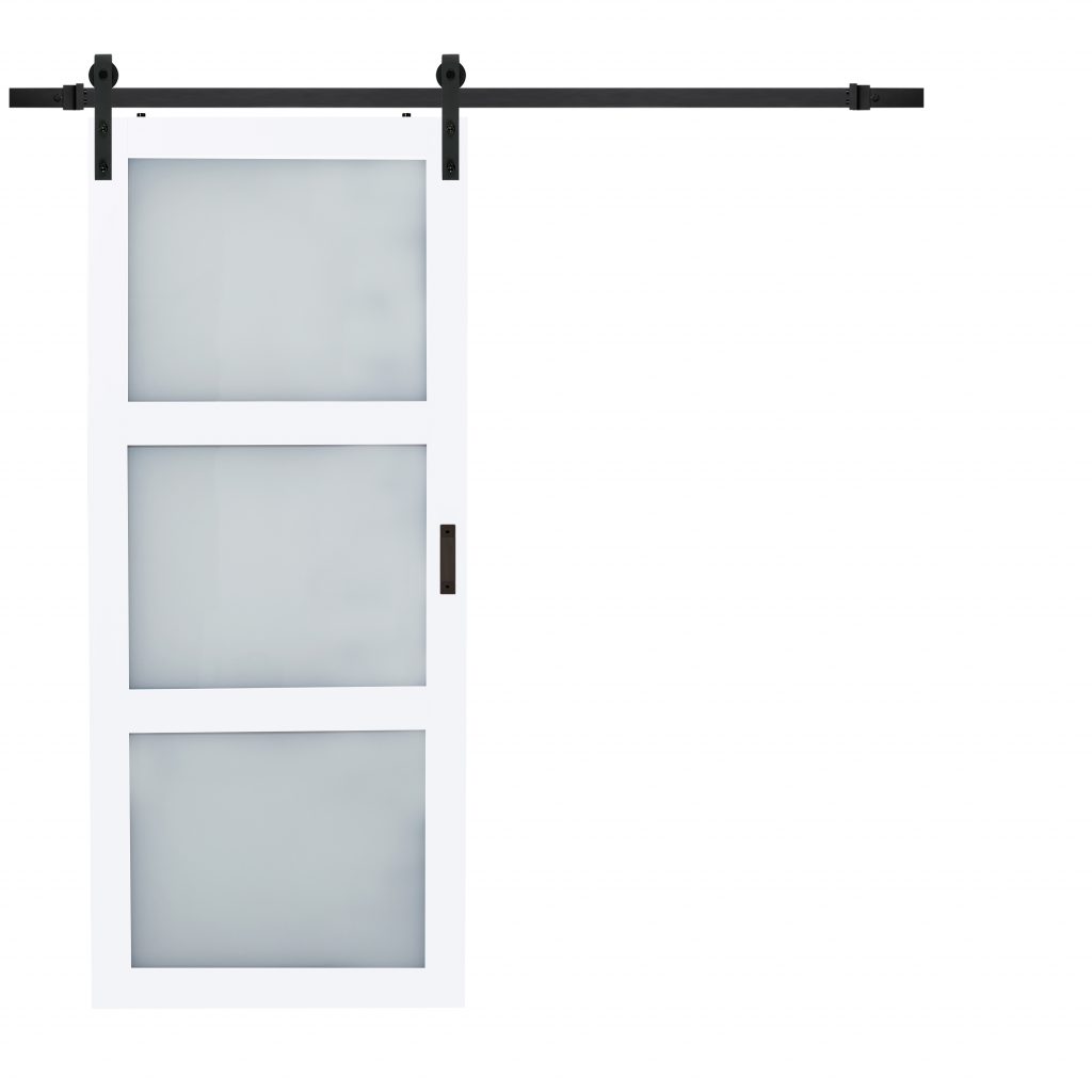 Hall 3Lite Complete Barn Door Kit Renin Continental Complete Barn
