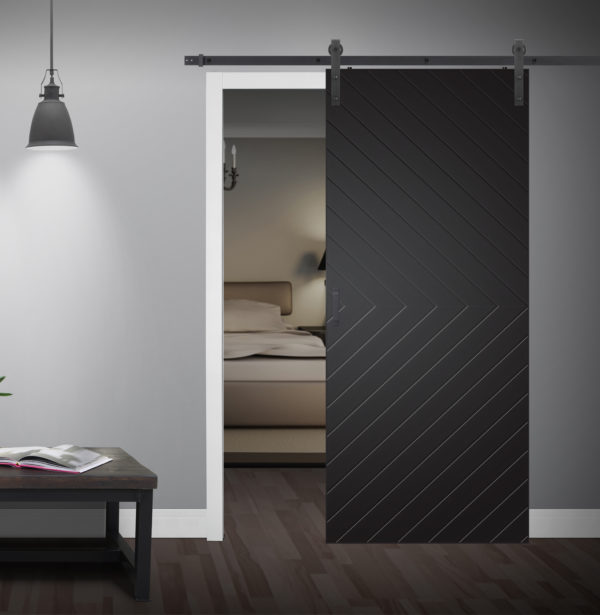 Sherwood Arrow Design Complete Barn Door Kit with Mix and Match