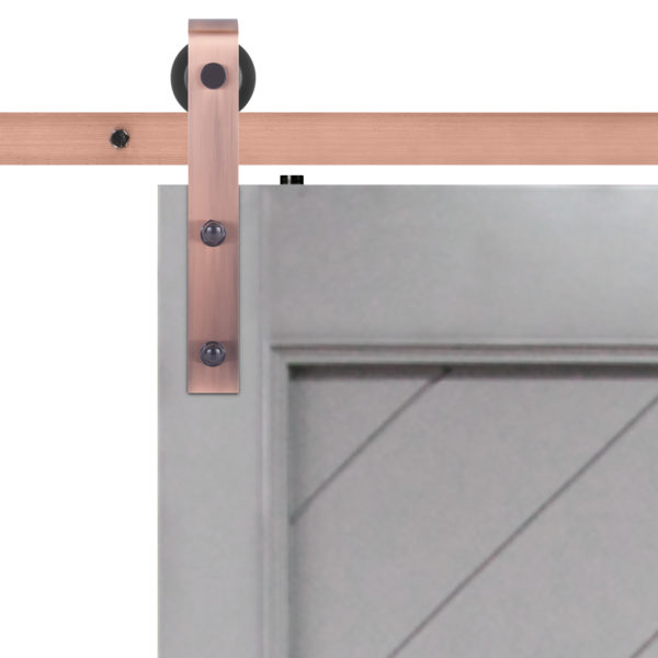 Gatsby Barn DoorSlab Hardware Strap Close