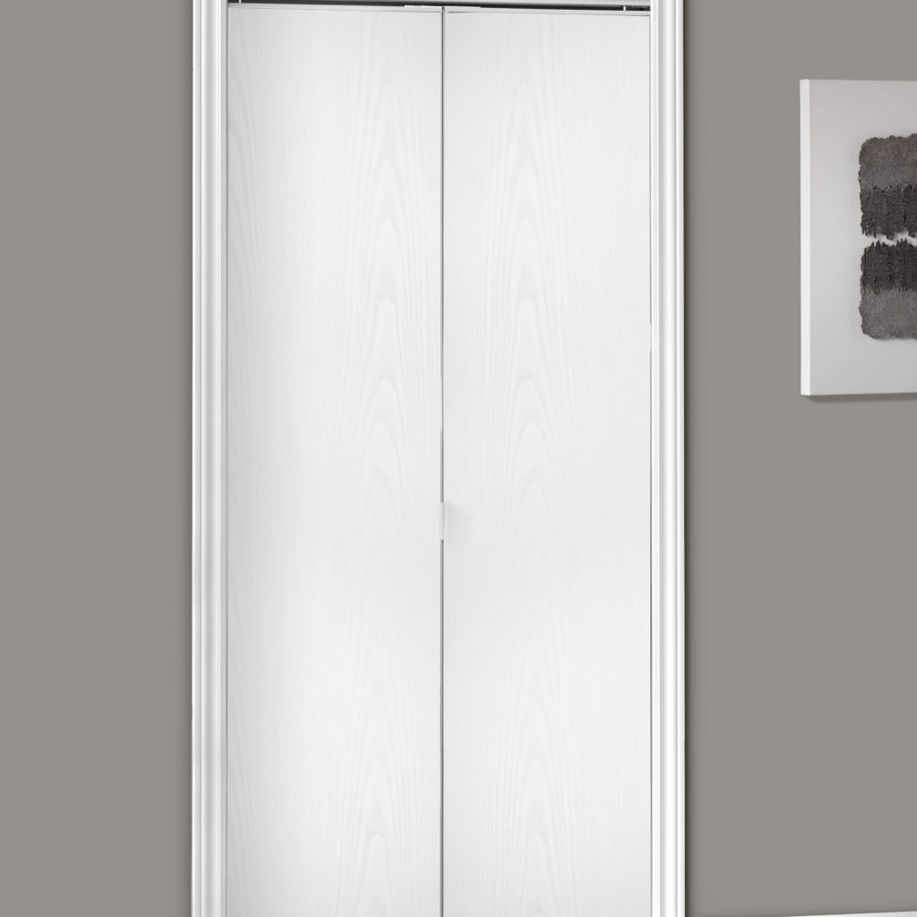Parsons Flush Panel Insert Design with Steel Frame Bifold Door Renin
