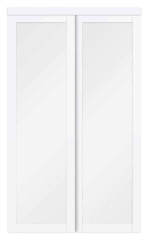 Twilight Closet Doors White Frosted Glass Close Crop