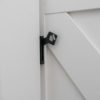 Easy Latch Barn Door Privacy Hardware Kit closed