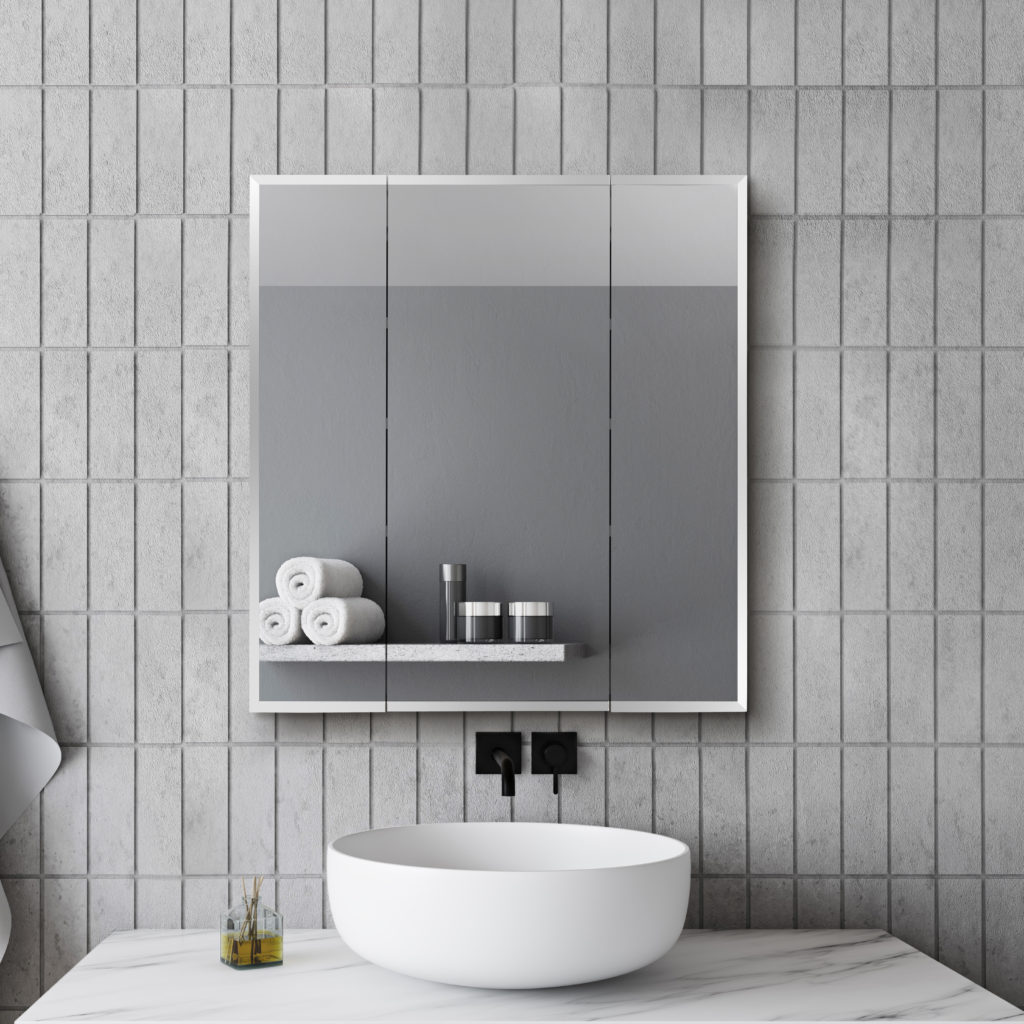 Fairfield Surface Mount TriView Mirror Medicine Renin Medicine