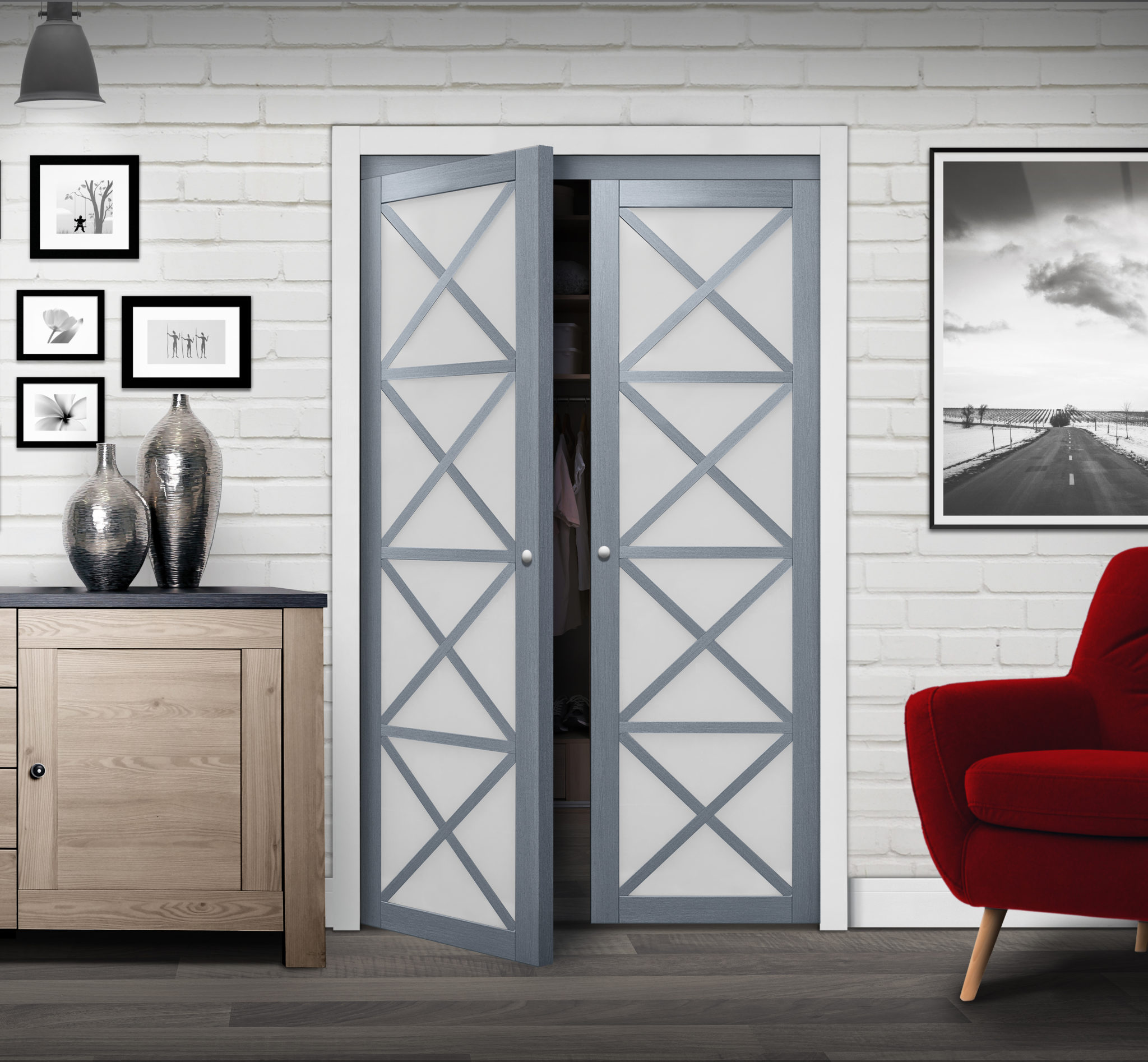 Crochet MultiX Design Pivot Door Renin Pivot Closet Doors