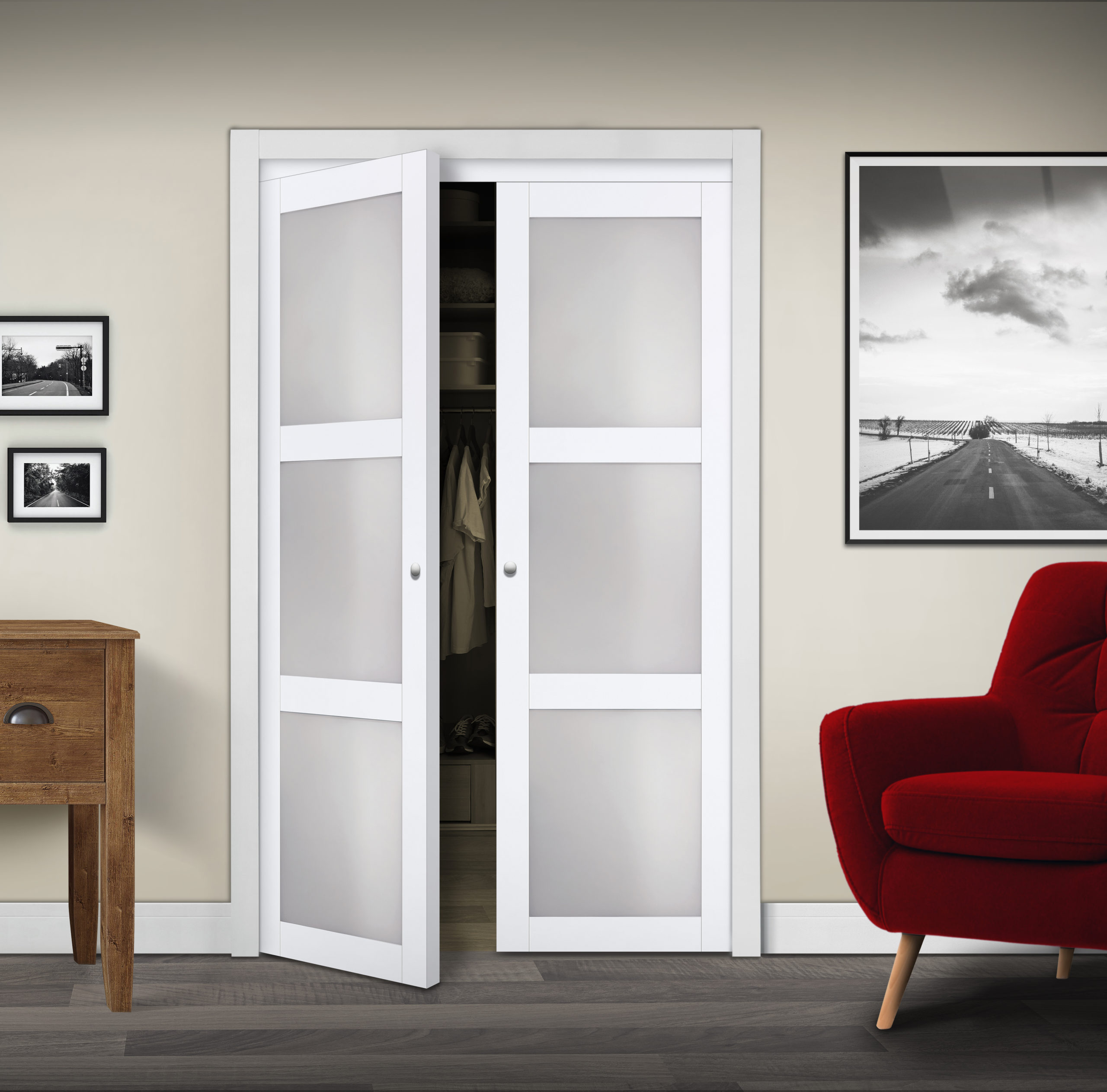 Euro 3-Lite Design Pivot Door - Renin